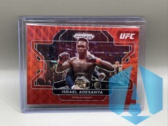 2022 Panini Red Wave Prizm UFC #23 Israel Adesanya Middleweight